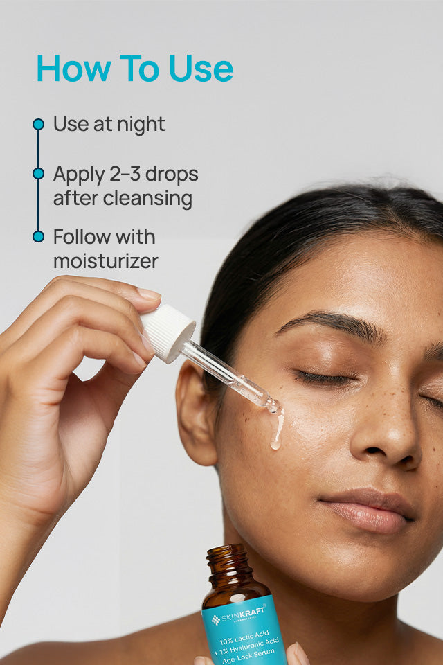 Lactic + Hyaluronic Acid Age- Lock Serum